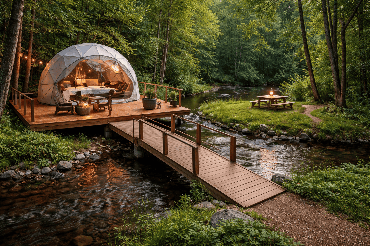 Geodesic Dome Glamping: Phase One of an Exciting New Chapter